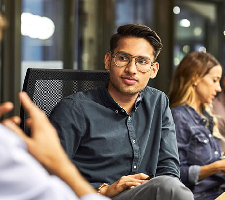 Man with glasses